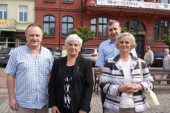 Od lewej: Józef Kołak, Wanda Jeszke, Jacek Hałuszkiewicz i Maria Zańko.
