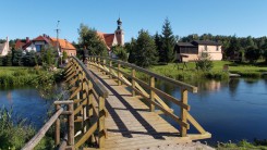Kozi mostek w miejscowości Swornegacie
