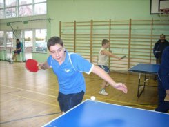 Na zdjęciu zawodnik UKS Ósemka - Open Piotr Mojka.