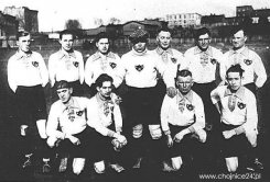 Piłkarze „Chojniczanki” w 1936 roku