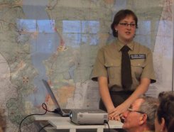 Justyna Rymon-Lipińska w trakcie wykładu.