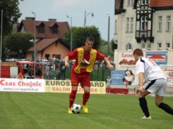 na zdjęciu zdobywca gola Tomasz Pestka