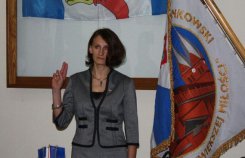 Przewodnicząca Rady Miejskiej w Brusach Beata Zblewska.