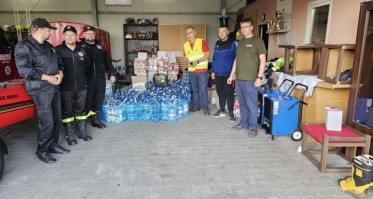 Pierwszy transport z darami od gminy Chojnice trafił na południe Polski (FOTO)