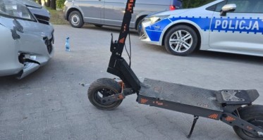 Kolejny wypadek z udziałem hulajnogi. Potrącony 15-latek trafił do szpitala
