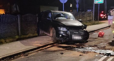 Kolizja czterech pojazdów w Złotowie