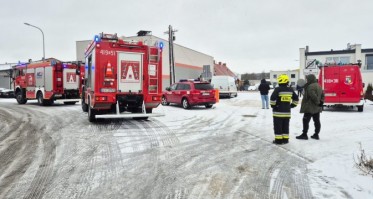 Spalona kotłownia i poddasze domu w Chojnicach