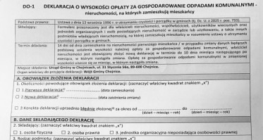 Mieszkańcy Gminy Chojnice mogą pobrać deklaracje 