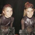 W oczekiwaniu na wystę za kulisami...