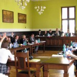Głosowanie za przyjęciem wniosku K.Kijek ws. zespołu radnych do rozmów z władzami PKS Chojnice