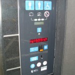 Toaleta automatyczna na parkingu przy stadionie na ul. Mickiewicza